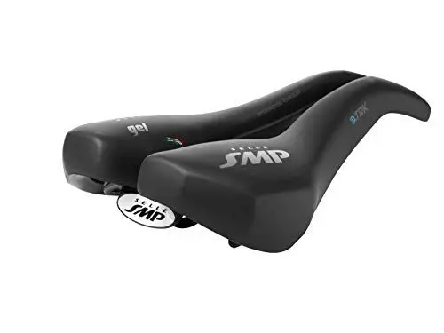 Produktbild: SMP Unisex – Erwachsene Selle E-TRK Rennradsättel, Schwarz, 277x162mm