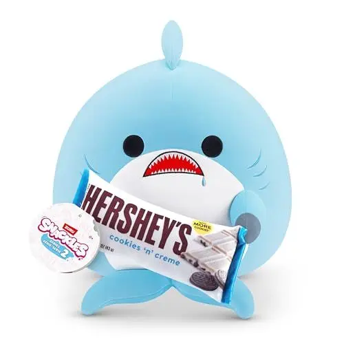 Produktbild: Snackles 77573H, Shark (Hershey, Cookie n Cream), Series 2, 35 cm großes Plüschspielzeug, Medium (35 cm)