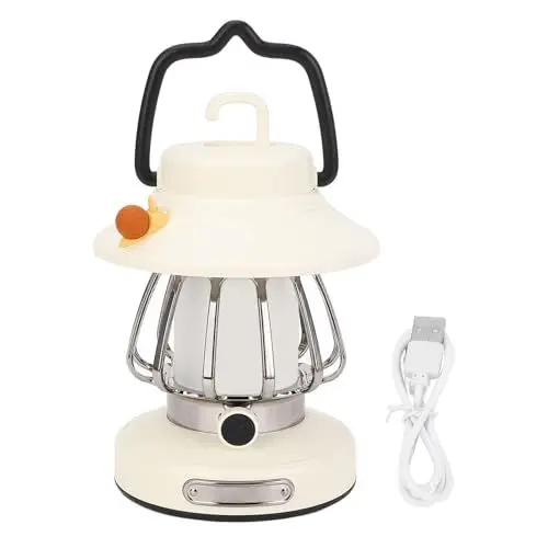Produktbild: Snail Electric Camping -Laterne, Wiederaufladbare Camping -Laterne mit Zeltlichtern, Hängende Campinglampe für Campingausrüstung Im Freien und das Fischen von EME RGENCE