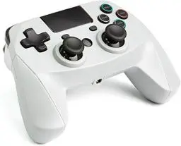Produktbild: snakebyte GAMEPAD 4S – grau - Wireless Bluetooth Controller für PlayStation 4 / PS4 Slim / Pro, Analoge Dual Joysticks, PC kompatibel (Windows 7 / 8 / 10),3,5mm Kopfhöreranschluss, Touchpad