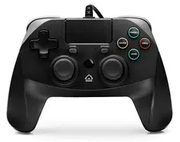 Produktbild: snakebyte GAMEPAD 4S - schwarz - kabelgebundener Controller kompatibel mit PlayStation 4 / PS4 Slim / Pro / PS3, Analoge Dual Joysticks, 3m Kabellänge, Touchpad, haptisches Feedback