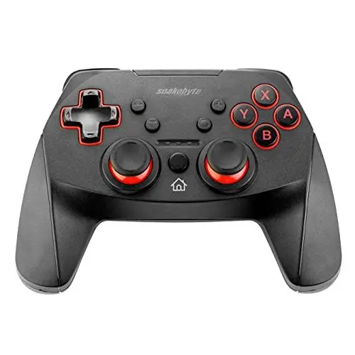 Produktbild: snakebyte Switch GAMEPAD S PRO - Wireless Bluetooth Controller für Nintendo Switch/Lite, Analoge Dual Joysticks, kabellose Gaming Action, haptisches Feedback, Capture-Button, Turbo-Funktion, Akku