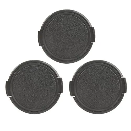 Produktbild: Snap On Lens Cover, 3 PCS Snap On Front Lens Cover für 58 Mm Kameraobjektiv Ersatzschutzabdeckung Snap On Front Lens