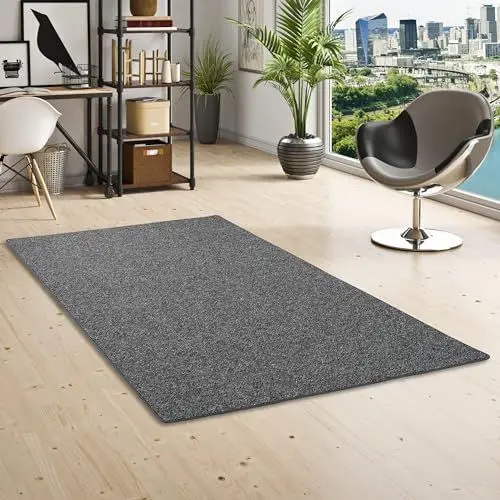Produktbild: Snapstyle Luxus Woll-Optik Berber Juna Anthrazit Meliert in 24 Größen