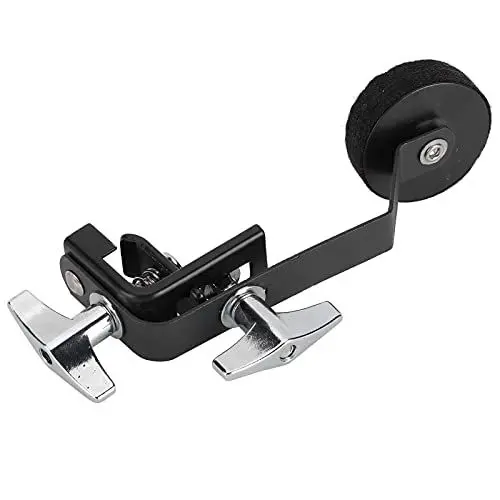 Produktbild: Snare Drum Dämpfer, Tone Control Schalldämpfer Legierung Metall Praktisches Design Clip Praktisch Kompakt für Kontrolle oder Eliminieren übermäßiger Obertöne für Snare Drums(Schwarz)