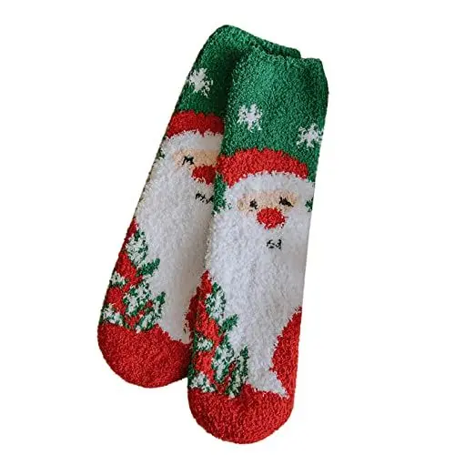 Produktbild: Sneaker Socken Herren 4346 Zehensocken Damen 3538 Damen Weihnachtssocken Geschenke für Frauen Lustige Neuheit Bunte Weihnachtssocken aus Baumwolle Sportsocken Herren 4346 Anti Rutsch (C, One Size)