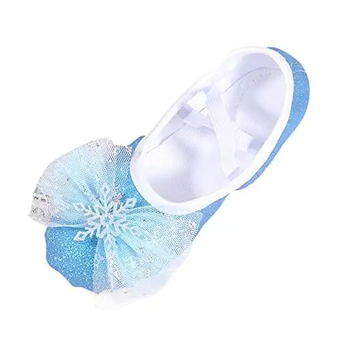 Produktbild: Sneaker & Sportschuhe Für Damen Kinderschuhe Tanzschuhe Warm Dance Ballett Performance Indoor Schuhe Yoga Tanzschuhe Turnschuhe Mädchen 29 (Blue, 30 Little Child)