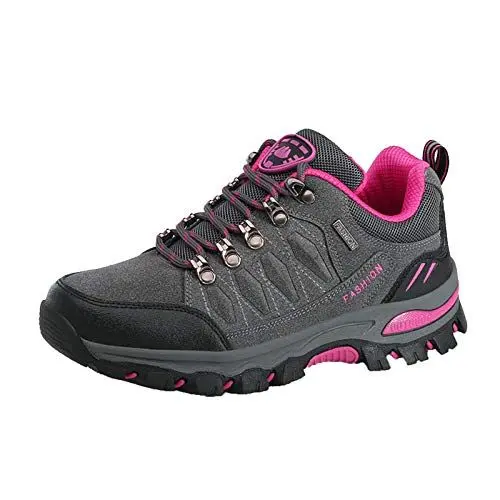Produktbild: Schneeschuhe 2024 Sommer Damen-Wanderschuhe Outdoor-Sport-Turnschuhe Trekking- Wander- und Kletterschuhe Schnürschuhe rutschfest verschleißfest C2-Gray 39.5
