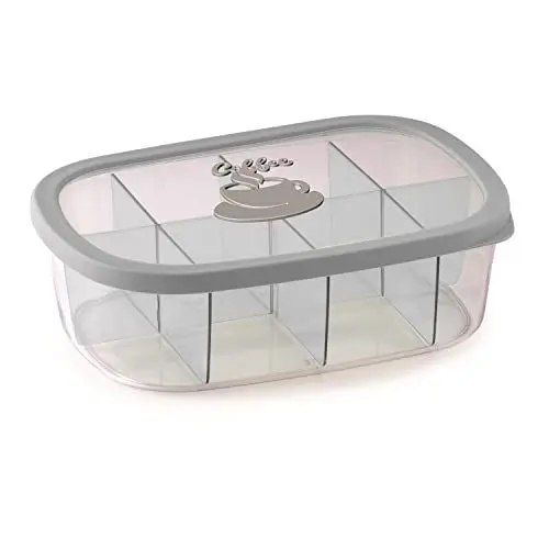 Produktbild: Snips Kaffeekapseln Aufbewahrung | Kapselbehälter | 100% Made in Italy | Bpa Free |, Kunststoff, Grau