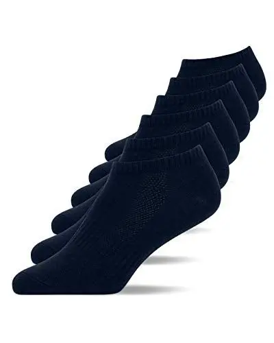 Produktbild: Snocks Sneaker Socken Damen 35-38 6er Pack Damen Sneaker Socken 38 Damen Socken 35-38 Sneaker Socks Women Blau Sneakersocken Damen 35 - 38 Sportsocken Baumwollsocken Damen