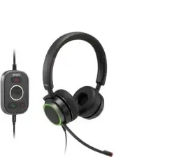 Produktbild: Snom A330D Kabelgebundenes Over-Ear-Headset - Headset Mit Mikrofon Kabellos, Kopfhörer Kabel, Gaming Headset Wireless Mit Mikrofon & Passiver Geräuschunterdrückung - Telefon 00004598