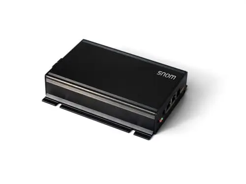 Produktbild: Snom PA1+ SIP-basiertes Durchsagesystem durch Erstellen eines Anrufs vom Telefon, 6,5-Watt-Class-D-Verstärker, Broadcasts über SIP und Multicast, 3 Jahre Herstellergarantie, 00004602