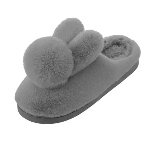 Produktbild: Snowboard Schuhe Herren Herren Casual Plüsch Flache Herren Hausschuhe Plüsch Mode Herren Hausschuhe Warme Hausschuhe Herren 44 (Grey, 44)