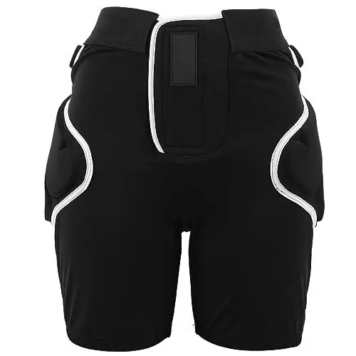 Produktbild: Snowboardhose, 3D Protection Butt Pad, Skating-Schutzausrüstung für Erwachsene für Damen und Herren, Gepolsterte Shorts mit Anti-Fall-Hüfte zum Skifahren, Rollschuhlaufen,Skateboarding(S)