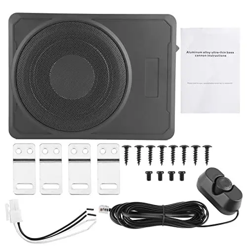 Produktbild: Snufeve6 Auto-Subwoofer, 800W Ausgang aus reinem Aluminiumlegierungs-Körper verstärkter Auto-Subwoofer für ATV