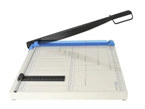 Produktbild: Snyderline® Hebelschneider A3 aus Metall, großer Papierschneider, Papier Schneidemaschine für Foto, Pappe