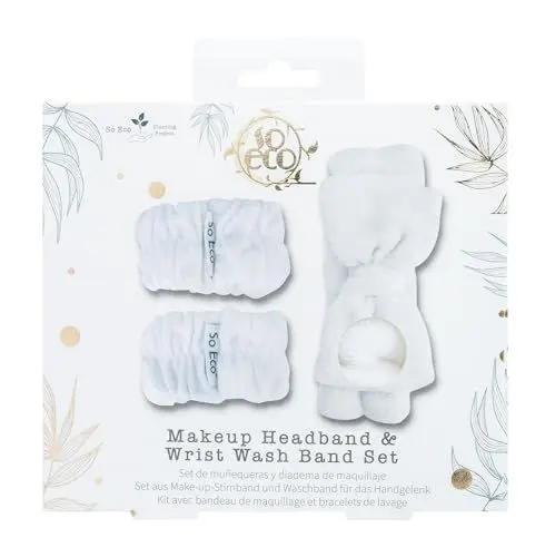 Produktbild: So Eco Makeup Headband & Wrist Wash Band Set