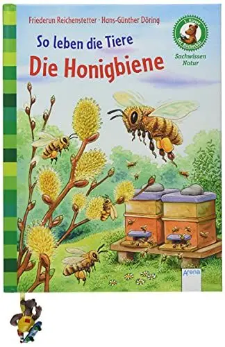 Produktbild: So leben die Tiere. Die Honigbiene: Der Bücherbär. Sachwissen Natur. 1. Klasse: