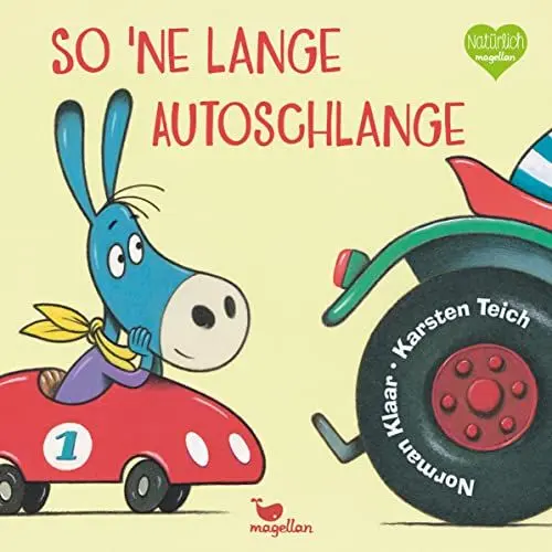 Produktbild: So 'ne lange Autoschlange: Ein gereimtes Pappbilderbuch zum Vorlesen ab 2 Jahren