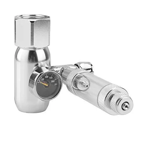 Produktbild: Soapow Aquarium CO2 Nadel Rückschlagventil Aluminiumlegierung Aquarium System CO2 Regler Aquarium CO2 Blasenzähler Aquarium DIY CO2 Generator Nadel