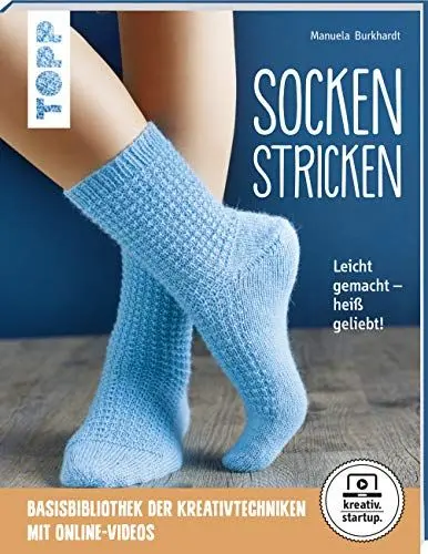 Produktbild: Socken stricken (kreativ.startup.): Leicht gemacht - heiß geliebt. Genial für Einsteiger. Mit Online-Videos
