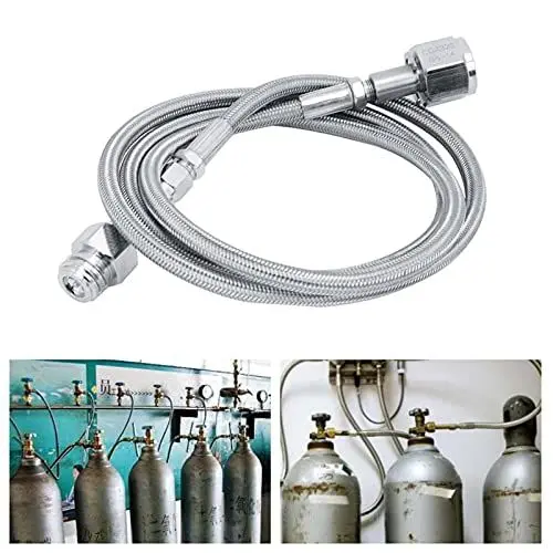 Produktbild: Soda-Adapter-Schlauch-Set, 1,5 M, CO2-Schlauch-Adapter, CO2-Soda-Schlauch, 60 Zoll, Soda-Wasser-Außenschlauch-Adapter-Set, Anschluss, Soda-Zubehör (LiebeWH4sgpib6awc-01)