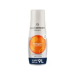 Produktbild: SodaStream Sirup Orange ohne Zucker, 1x Flasche ergibt 9 Liter Fertiggetränk, Sekundenschnell zubereitet und immer frisch, 440 ml