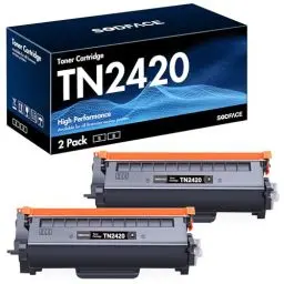 Produktbild: SODFACE TN2420 TN2410 Toner Kompatibel für Brother TN-2420 TN-2410 für Toner Brother MFC L2710DW MFC-L2710DW MFC-L2710DN HL-L2350DW DCP-L2530DW HL-L2375DW MFC-L2750DW MFC-L2730DW (Schwarz, 2er-Pack)