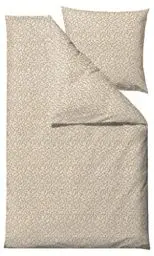 Produktbild: Södahl Bellis Bettwäsche-Set aus 100% Baumwolle, Bettbezug 135 x 200 cm, Kissenbezug 80 x 80 cm, Straw (Beige/Natur)