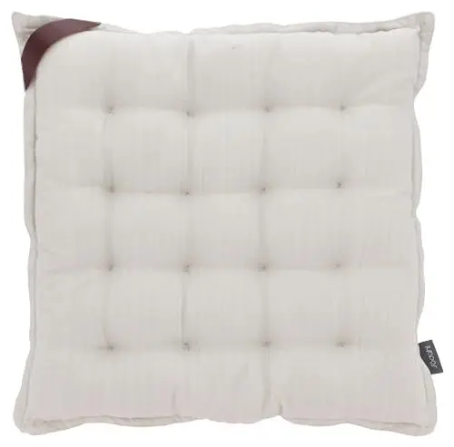Produktbild: Södahl Melange Outdoor Sitzkissen, Stuhlkissen 40x40 cm, Höhe 5 cm, Weiches Gartenkissen/Gartenmöbel-Kissen, Wetterfest, Beige