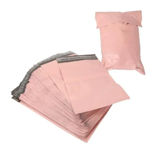 Produktbild: SOESFOUFU 100st Rosa Kuriertasche Mailer Briefumschläge Express-taschen Rosa Einkaufstüten Versandtaschen Versandumschläge Gepolsterte Umschläge Selbstversiegelter Versand Polybeutel Sport