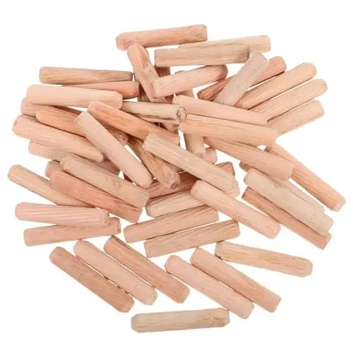 Produktbild: SOESFOUFU Holzdübel Bastelholzdübelstift Bulk - 8x40mm Möbelreparaturverbinder