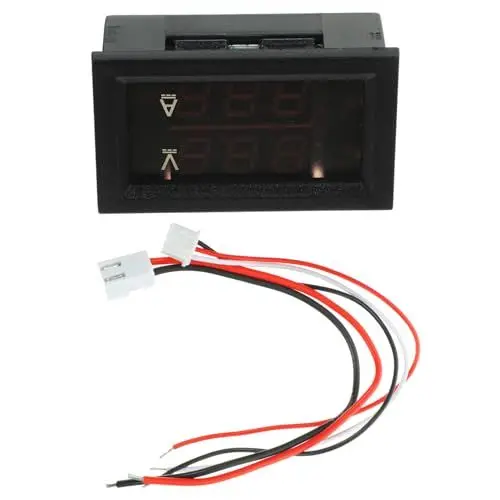Produktbild: SOESFOUFU 1 Stk Spannung Und Strom Auto Digital Voltmeter Für Fahrzeuge Auto Spannungsprüfer Voltmeter Digital Lcd-spannungsstromtest Voltmeter Amperemeter Auto Spannungsmesser Plastik