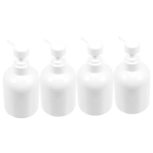 Produktbild: SOESFOUFU 4er-Pack Nachfüllbare Pumpflaschen Lotion-seifen-Shampoo-Spender Große Kapazität Leere Flaschen Pumpe Für Badezimmer Und Küche