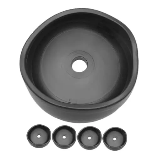 Produktbild: SOESFOUFU 5-teiliges Staubsammelgehäuse Für Elektrische Bohrmaschinen Robustes Gummi-staubbohrzubehör