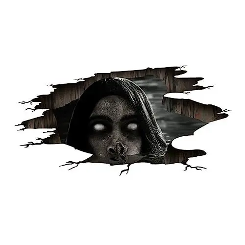 Produktbild: SOESFOUFU Gruselige Aufkleber Halloween-aufkleber Halloween-dekorationen Entfernbarer Terror-wandaufkleber für Die Halloween-party