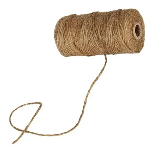 Produktbild: SOESFOUFU Jute-Schnur Natürliche Juteschnur 100m Gartenschnur 2mm Dicke Perfekt Für Geschenkverpackung Bastelprojekte Und Gartenarbeiten Umweltfreundliches Hanfseil Das Seil