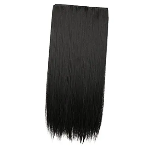 Produktbild: SOESFOUFU Clip-in-haarverlängerungen Glatte Haarverlängerungen Haarteile Künstliches Haar Styling-zubehör Für Perücken