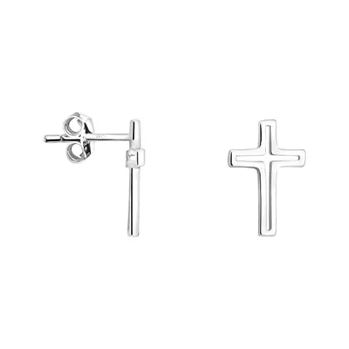Produktbild: SOFIA MILANI - Damen Ohrringe 925 Silber - Kreuz Ohrstecker - E1837