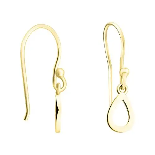 Produktbild: SOFIA MILANI - Damen Ohrringe 925 Silber - vergoldet/golden - Ovale Ohrhänger - E1541
