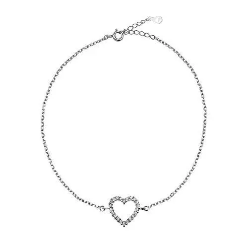 Produktbild: Sofia Milani - Damen Armband 925 Silber - mit Zirkonia Steinen - Herz Anhänger - 30020