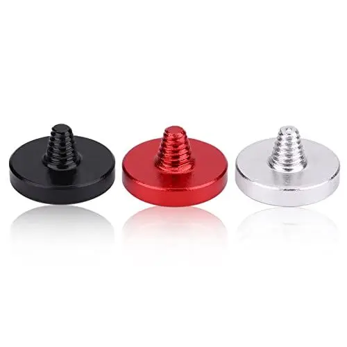 Produktbild: Soft Shutter Release Button 3Pcs Universal-Aluminiumlegierung Kamera-Auslöser mit Konkaver Oberfläche