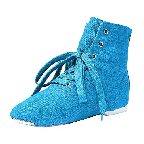 Produktbild: Softshell Schuhe Baby Kinder Segeltuch Tanzschuhe Trainingsschuhe mit weichen Sohlen Ballettschuhe Lässige Sandalen Tanzschuhe Kinder Thermostiefel (Blue, 28.5 Little Child)