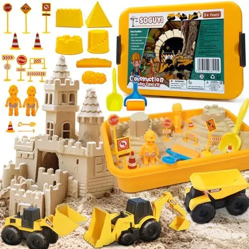 Produktbild: SOGUYI Magic Sand Für Kinder – Spielsand with 900g Magic Sand Sensorisches Spielzeug für 3, 4, 5 jährige Kleinkinder