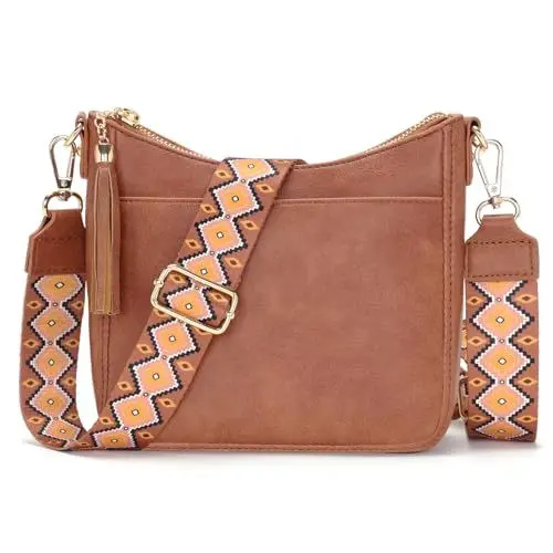 Produktbild: SOGYECS Kleine Handtasche Damen Umhängetasche Klein Crossbody Bag und Handytasche Zum Umhängen Bags for Women Rotbraun