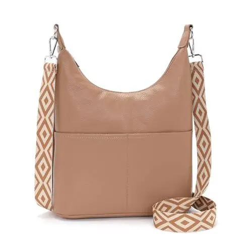 Produktbild: SOGYECS Polene Tasche Umhängetasche Damen Groß Handtasche Damen Mittelgroß Crossbody Bag Damen Schultertasche Khaki