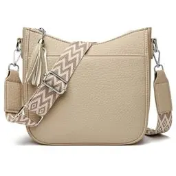 Produktbild: SOGYECS Umhängetasche Damen Kleine Handtasche Damen Schultertaschen Für Damen Leder PU Crossbody Bag Damen Breiter Gurt Khaki
