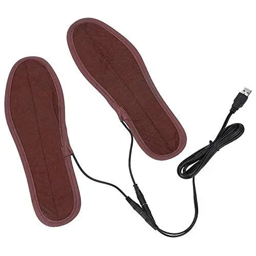 Produktbild: Beheizbare Einlegesohlen, USB Electric Power Heizung Thermosohlen Warmer Schuhe Stiefel Einlegesohlen Keep Feet Warmer Shoe Heater Unisex-Schuh-Pad für Männer/Frauen