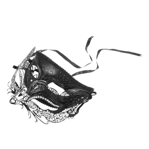 Produktbild: SOIMISS 10 Stk Cosplay-partymaske Party-kronenmaske Karneval-maske Lustige Maske Abschlussballkronen Halloween-augenmaske Schwarze Augenmaske Maskerade Masken Frauen Schmiedeeisen