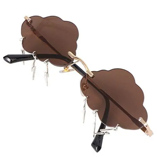 Produktbild: SOIMISS 1 Paar Cloud-sonnenbrille Herz Brille Mode Sonnenbrillen Herren Brillen Sonnenbrille Flammen Sonnenbrille Frau Abgefahrene Sonnenbrille Fliege Partygläser Schüttgut Kind Geschenk
